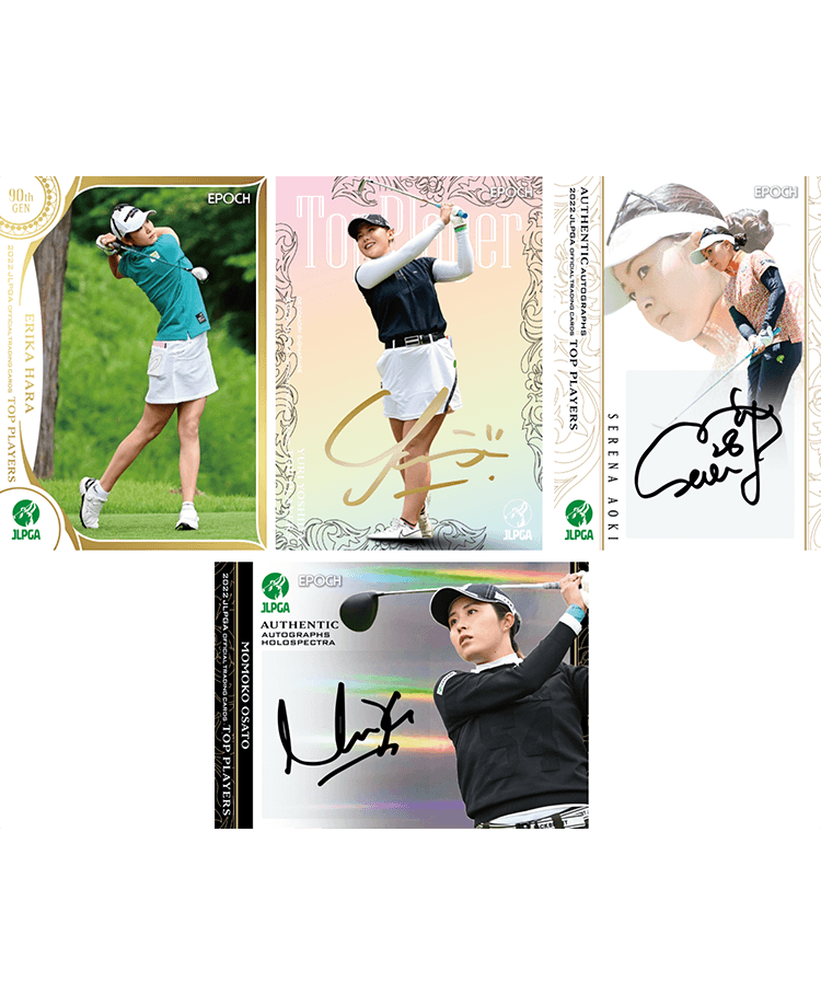 EPOCH 2022 JLPGA OFFICIAL TRADING CARDS TOP PLAYERS | エポック社