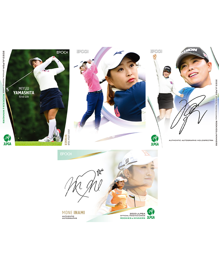 EPOCH 2023 JLPGA OFFICIAL TRADING CARDS <br/>ROOKIES & WINNERS