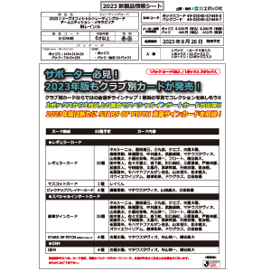 EPOCH 2023 Jリーグオフィシャルトレーディングカード<br/>チームエディション・メモラビリア<br/>柏レイソル