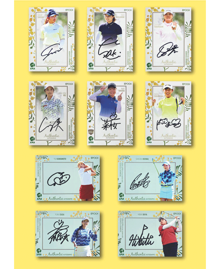 EPOCH 2026 JLPGA OFFICIAL TRADING CARDS ROOKIES & WINNERS