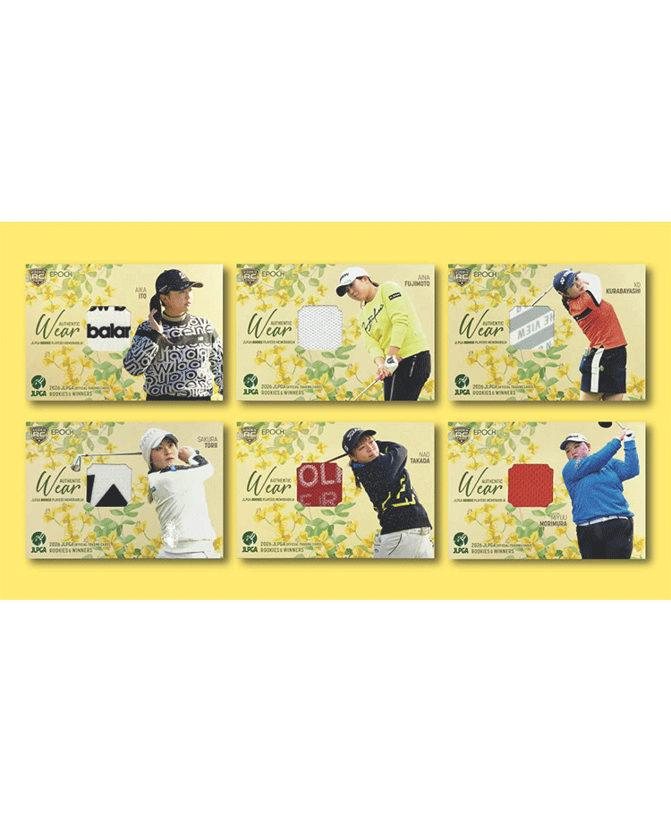 EPOCH 2026 JLPGA OFFICIAL TRADING CARDS ROOKIES & WINNERS