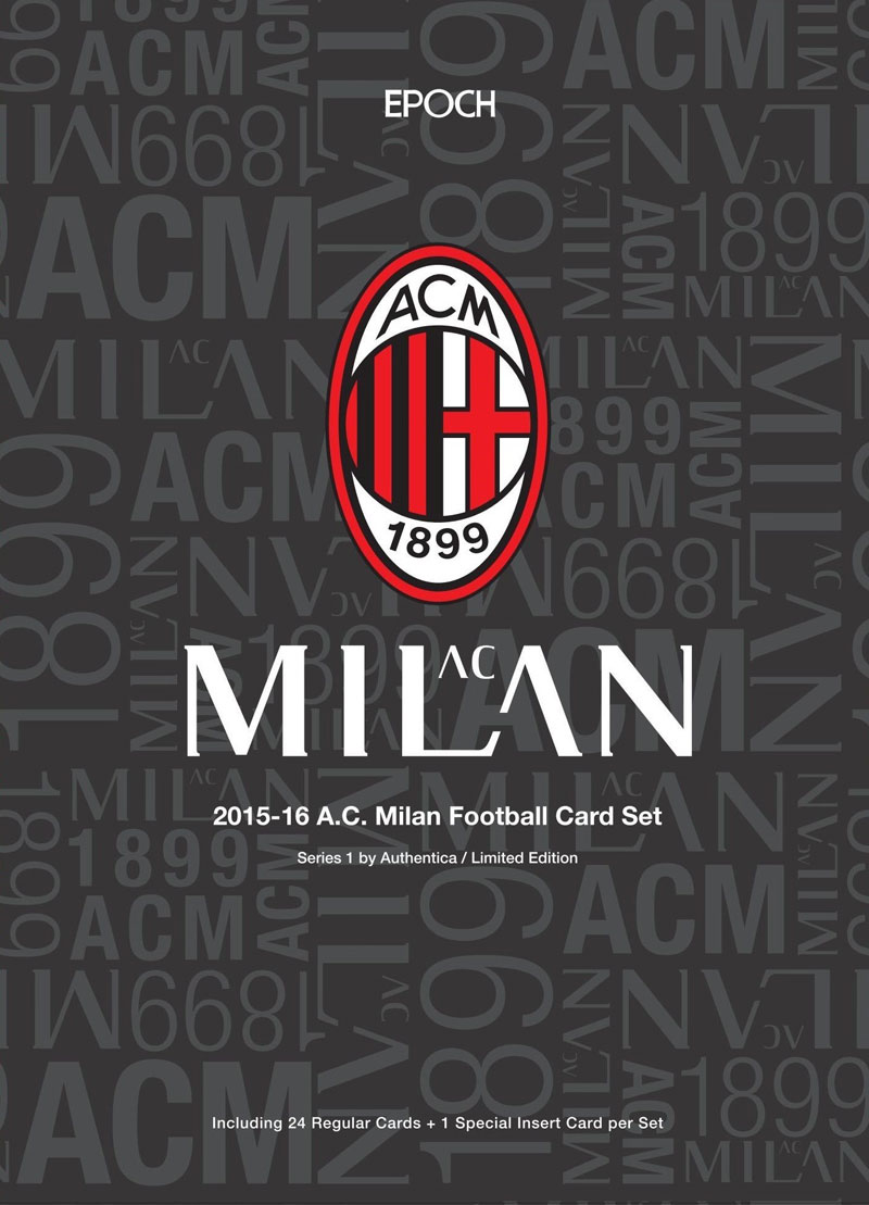2015-16 A.C. ミラン シリーズ1 フットボールカードセット by AUTHENTICA