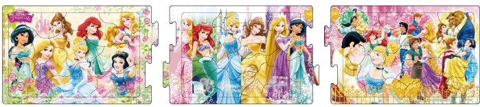 ステップパノラマパズル　ディズニープリンセス みんなのものがたり