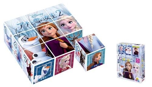 キューブパズル　アナと雪の女王２　キューブパズル　9コマ