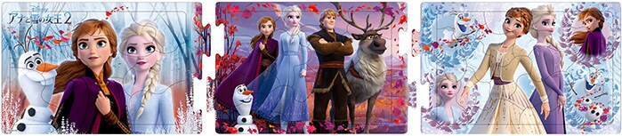 ステップパノラマパズル　アナと雪の女王２