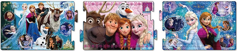 ステップパノラマパズル　アナと雪の女王