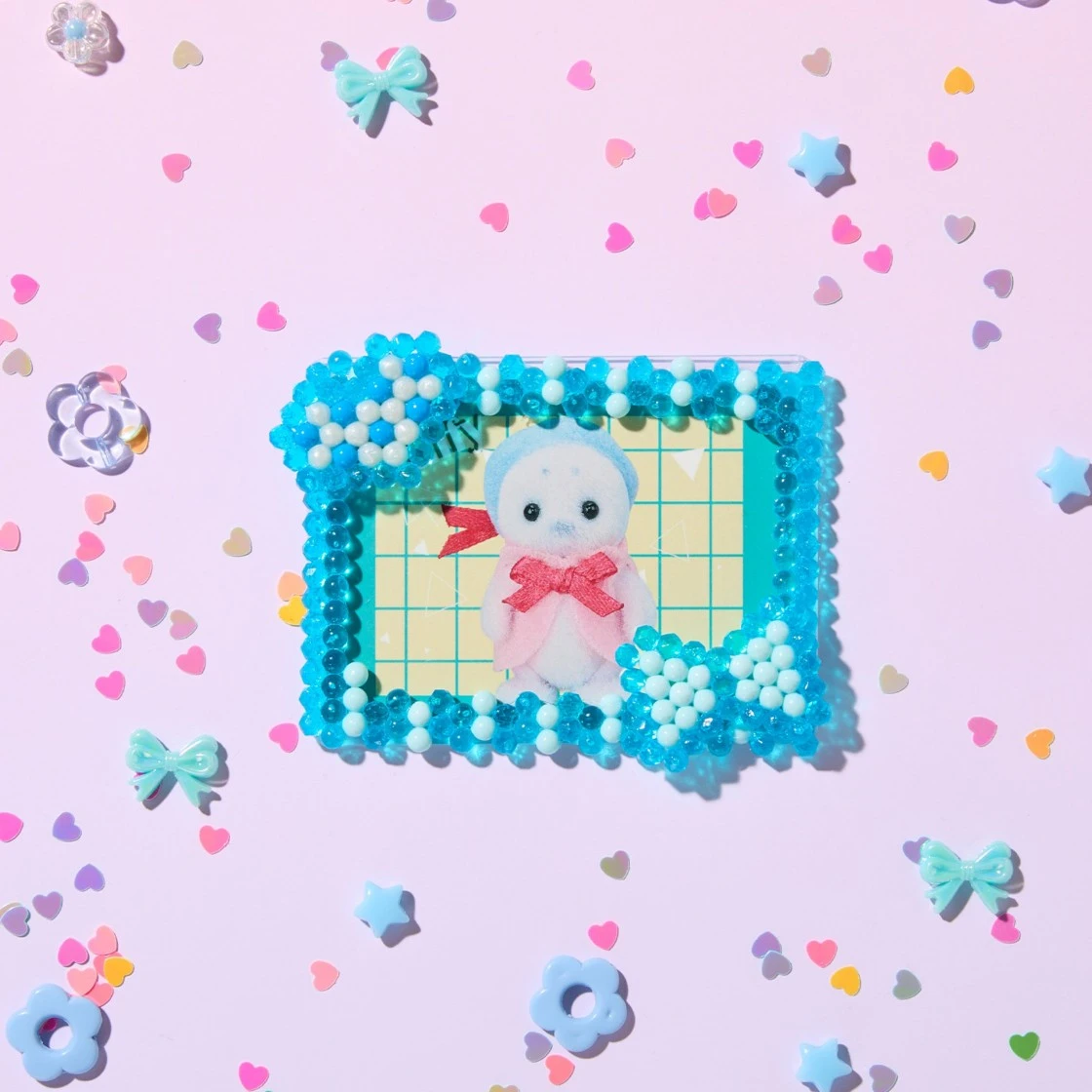 あお】ネオン トレカケース | アクアビーズとホイップるで推し活し