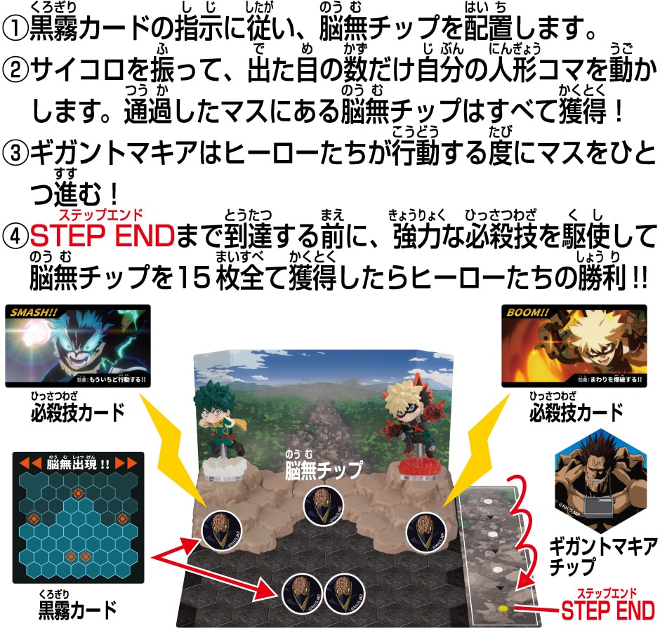 僕のヒーローアカデミア BATTLE GAME HEROES 緑谷出久＆爆豪勝己