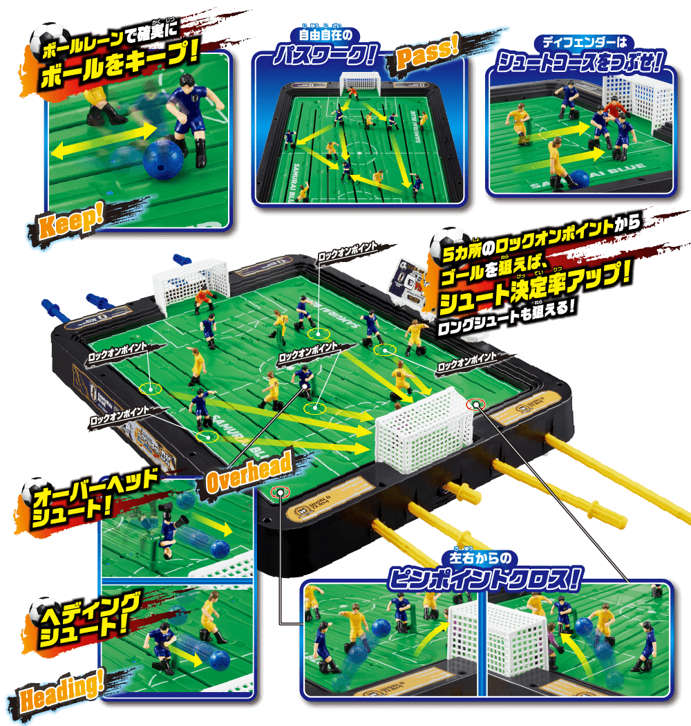 【早く買お】エポック社 サッカー盤 ロックオンストライカーDX オーバーヘッドスペシャル … スポーツゲーム(野球盤等)