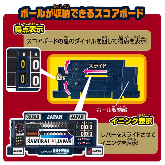 野球盤 3Dエーススタンダード 侍ジャパン 野球日本代表ver