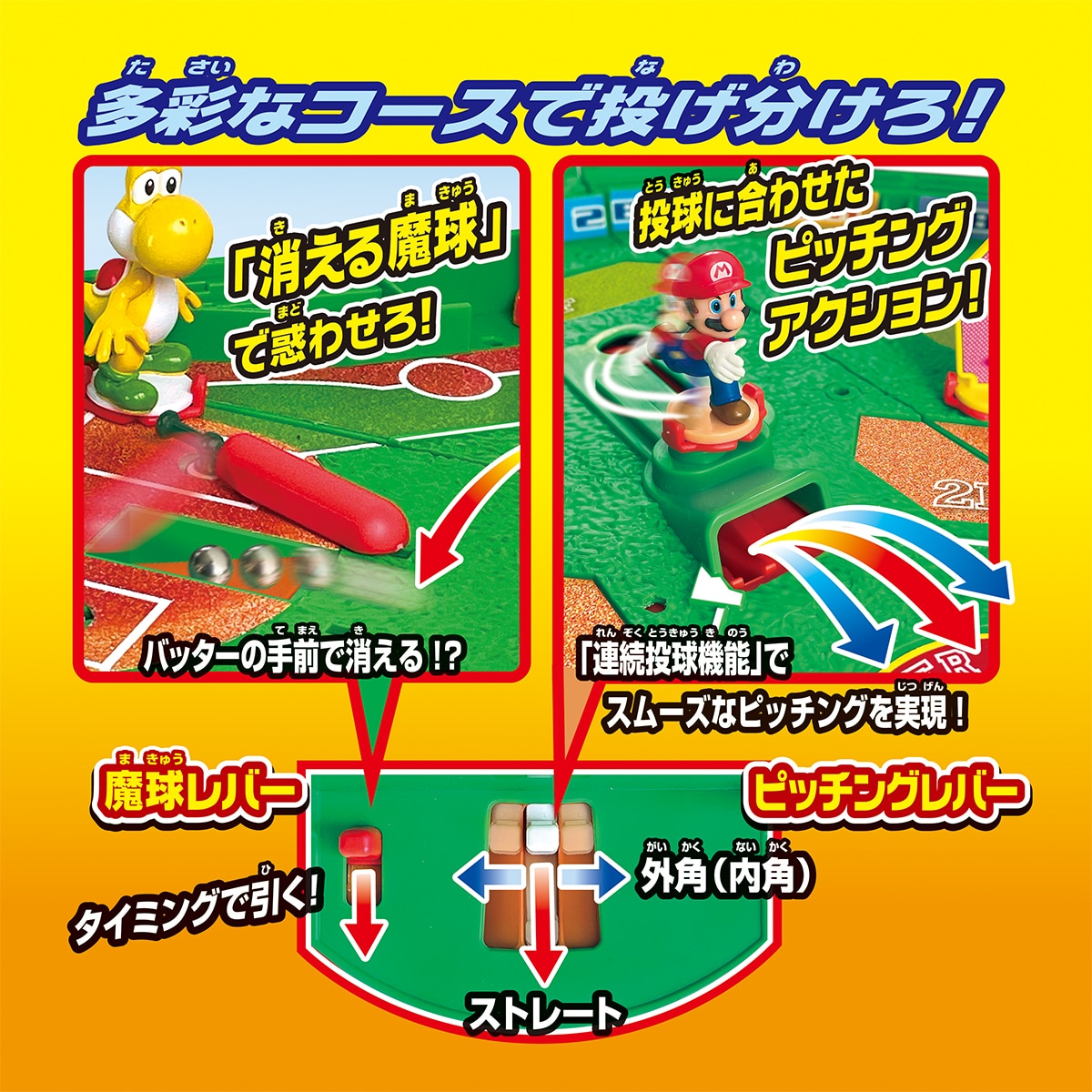 EPOCH - 【新品未開封】スーパーマリオ　野球盤 スーパーマリオ野球盤 3Dスタジアム｜商品カタログ｜エポック社